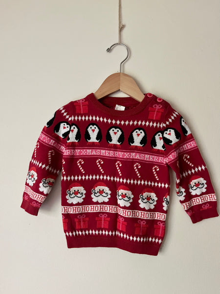 H&M Penguin Sweater • 6-12 months