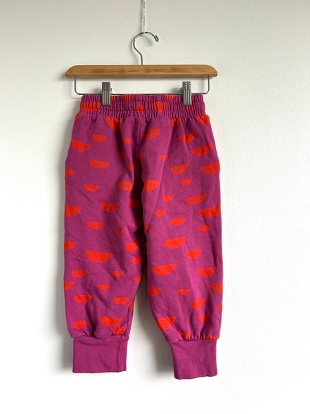 Merle Kids Purple and Orange Sweatpants • 3-5 years