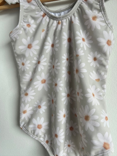 Current Tyed Daisy Flutter Sleeve Swimsuit • 2-3 years