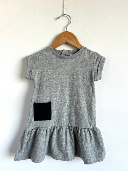 NEW Miles Grey Peplum Tee Dress • 18 months