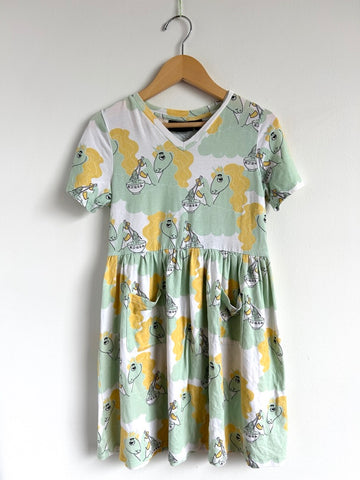 knee length dresses for ladies Mini Rodini Unicorns Print Tank Dress – Ladida main image 1