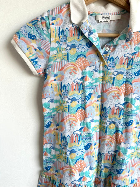 Bonpoint Pattered Collared Dress • 7-9 years