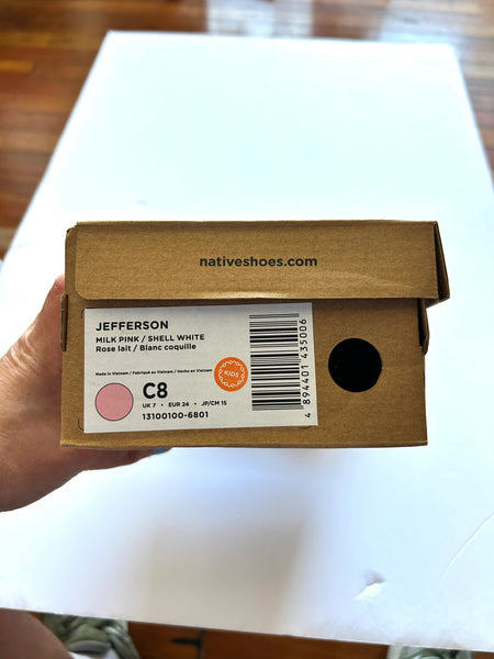 NEW Native Jefferson Blush Pink Shoes • 8c