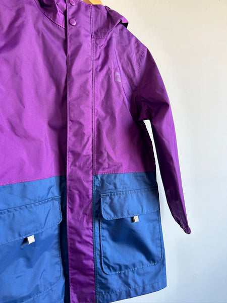 MEC Long Purple and Blue Heritage Rainjacket • 6-7 years