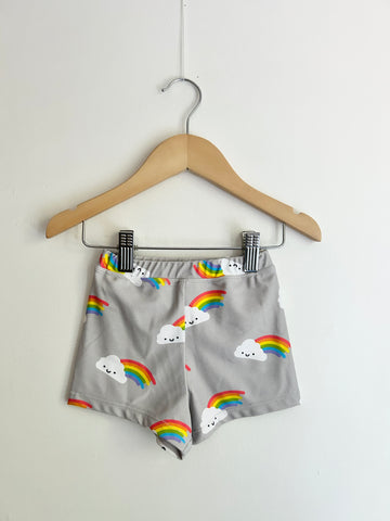 Whistle and Flute Rainbow Swim Bottoms • 3-4 years