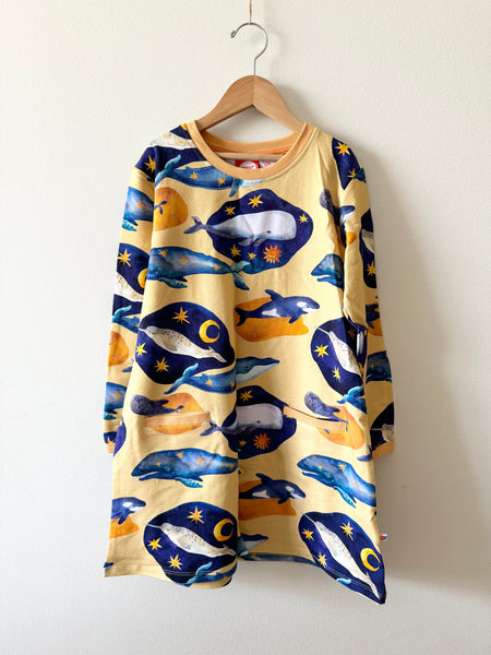 NEW Curious Stories Whale Dress • 7-9 years