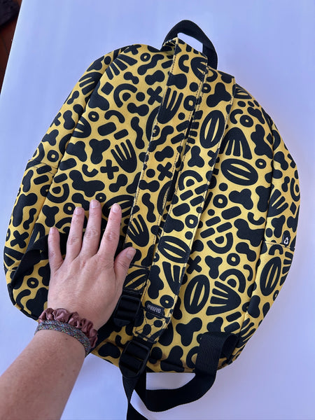 Parkland Yellow Squiggle Backpack