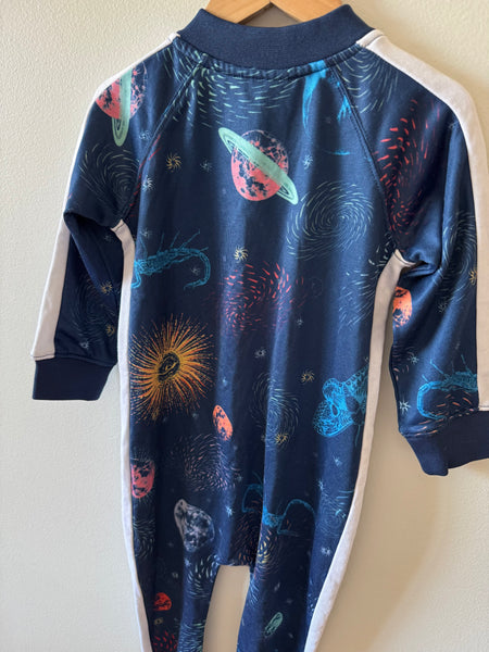 NEW Bonds Zip Up Space Romper • 18-24 months