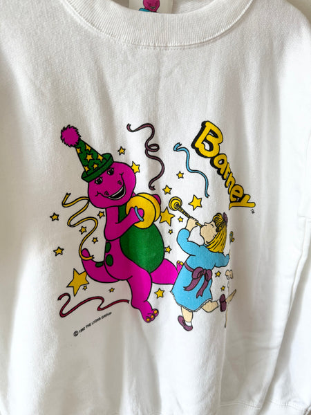 NEW Vintage Deadstock Barney 1992 Sweatshirt • 4-6 years