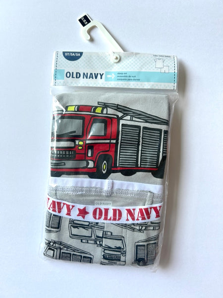 NEW Old Navy Firetruck PJ Set • 5 years