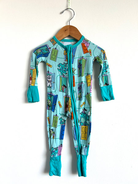 Little Sleepies x Monsters Inc Bamboo Jammies • 0-3 months