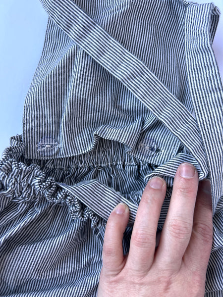 June Isle Cotton Striped Pinafore Dress/Skirt • 3 years