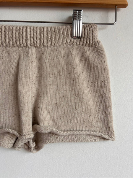 Zara Knit Cream Shorts • 2-3 years