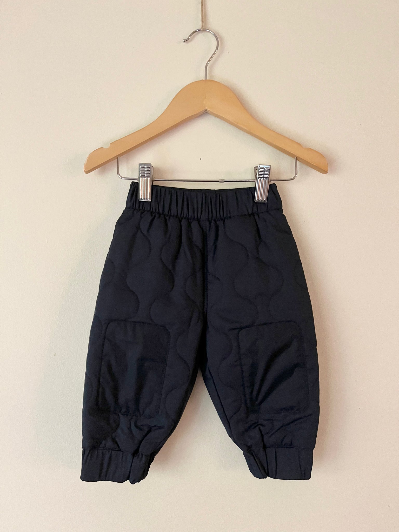 Patagonia Quilted Water Resistant Blue Pants • 3-6 months