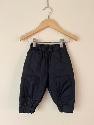 Patagonia Quilted Water Resistant Blue Pants • 3-6 months