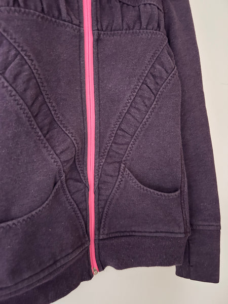 Iviva Purple Zip Up Sweater • 8 years *