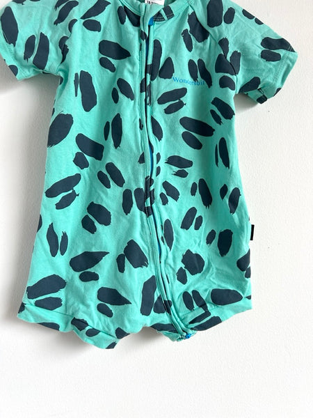 Bonds Shorty Blue Spotted Wondersuit • 18-24 months