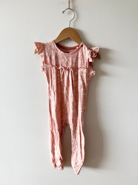 Noppies Pink Tank Cotton Romper • 12-18 months