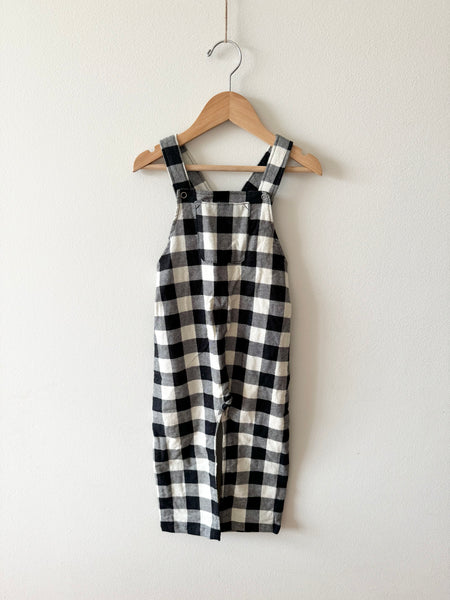 NEW Nest and Nurture Plaid Overalls • 1-2 years