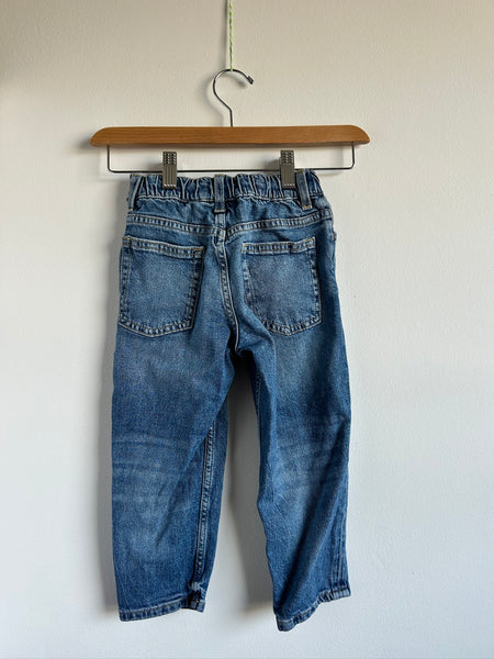 H&M Elastic Waist Jeans • 2-4 years