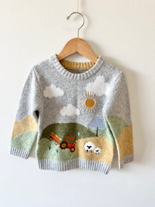 Dunnes Stores Farm Embroidered Sweater • 2-3 years