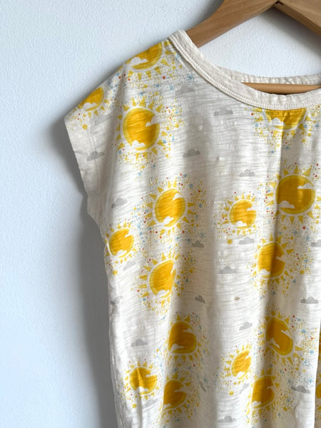 Little Green Radicals Sun Splatter Cut Off Sleeve Tee • 6-7 years