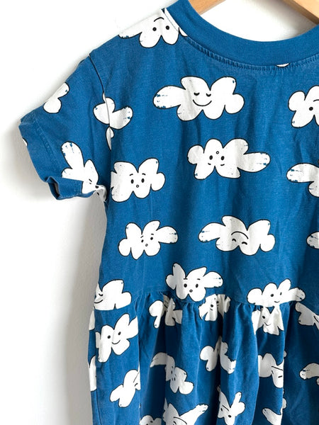 Bonds Blue and White Cloud Cotton Dress • 5 years