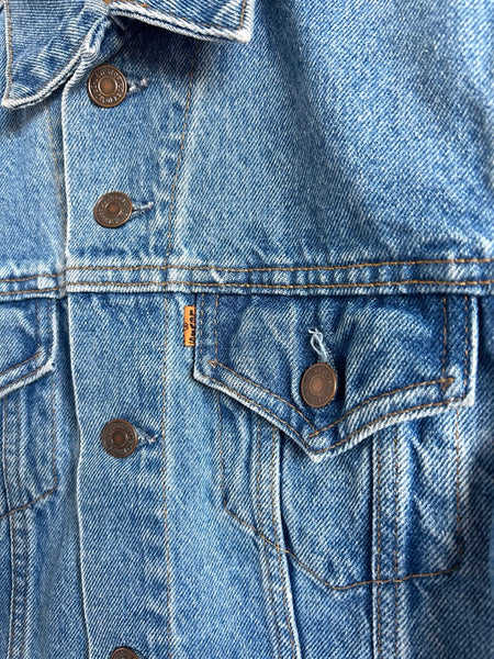 Vintage 1984 Levi's Orange Tab Denim Jacket • 6-8 years (Small)