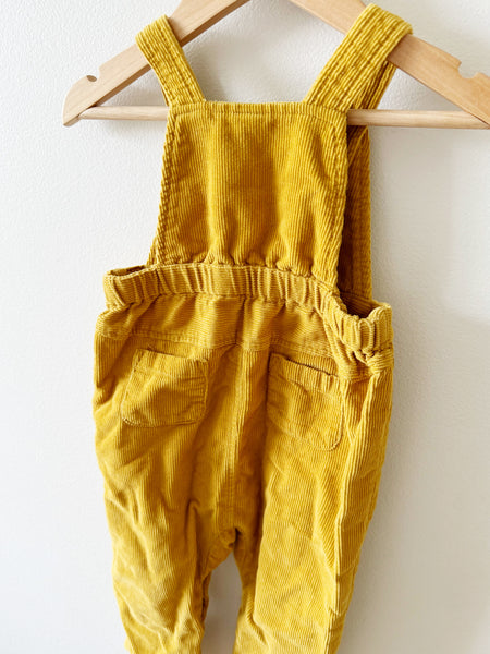 Pehr Ocre Cord Overalls • 12-18 months