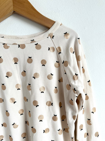 Little and Lively Golden Apples Long Sleeve Top • 5-6 years
