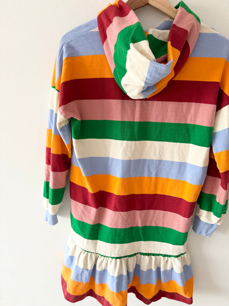 Molo Striped Rainbow Dress • 12-14 years