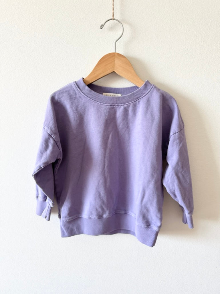 Les Gamins Purple Sweatshirt • 2-3 years