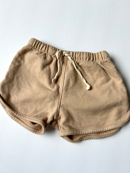 Les Gamins Pink Cotton Drawstring Shorts • 18-24 months