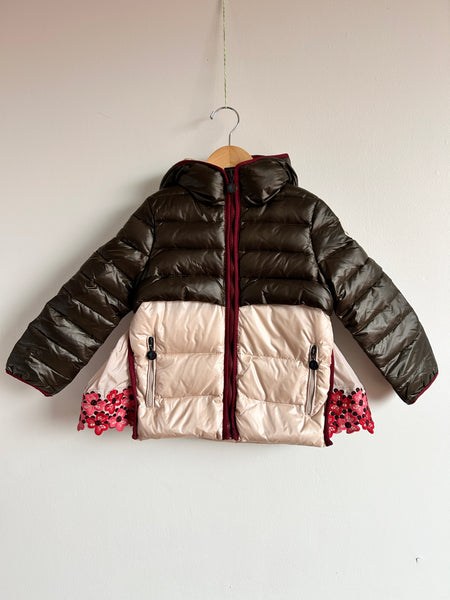 Moncler 2-Tone Puffer with Lace Sides • 5-7 years (120cm)