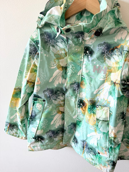 Helly Hansen Blue Patterned Rainjacket • 8 years