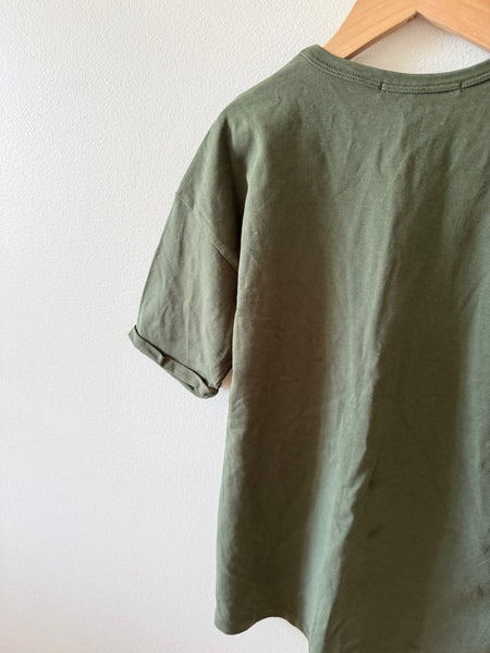 NEW Mingo Green Oversize T-Shirt • 6-8 years