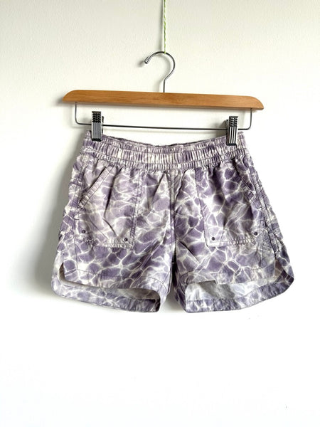 MEC Purple Water Patterned Ripstop Shorts • 8 years