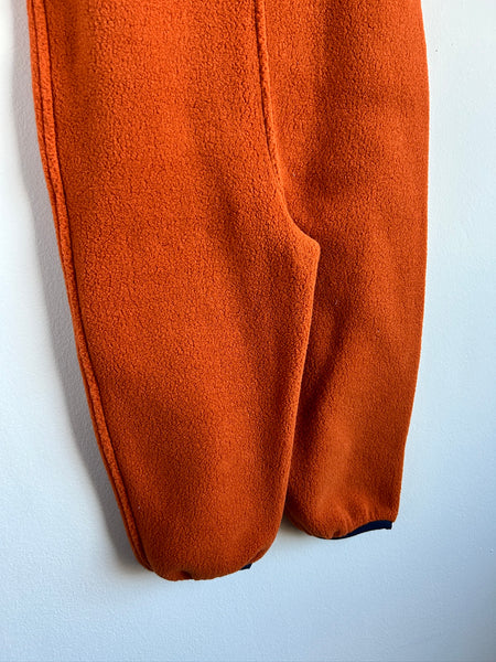 NEW Patagonia Orange Fleece Overalls • 3 years