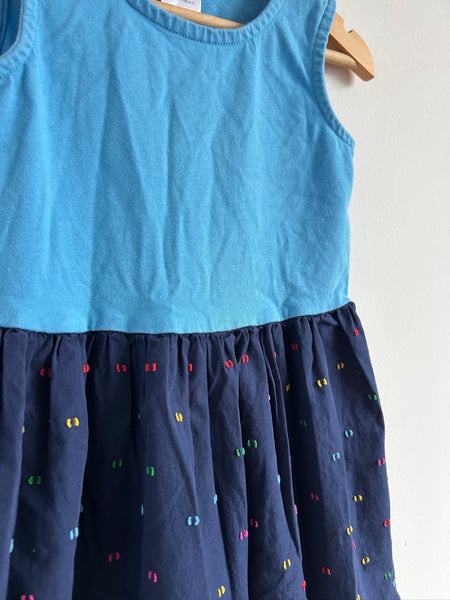 Hanna Andersson Blue Tank Dress • 6-7 years