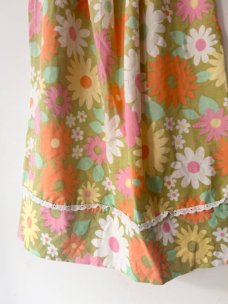 Handmade Floral Tank Dress • 6-7 years *