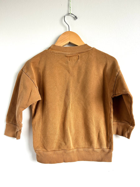 Bobo Choses Brown "Star Child" Sweatshirt • 2-3 years