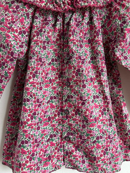 Jacadi Liberty of London Floral Ruffle Blouse • 3-4 years