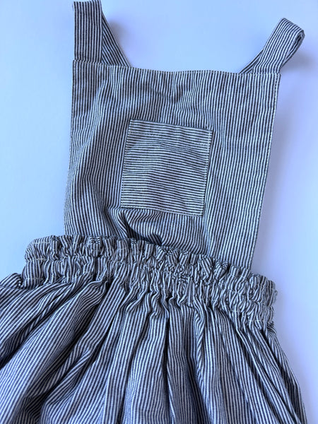 June Isle Cotton Striped Pinafore Dress/Skirt • 3 years