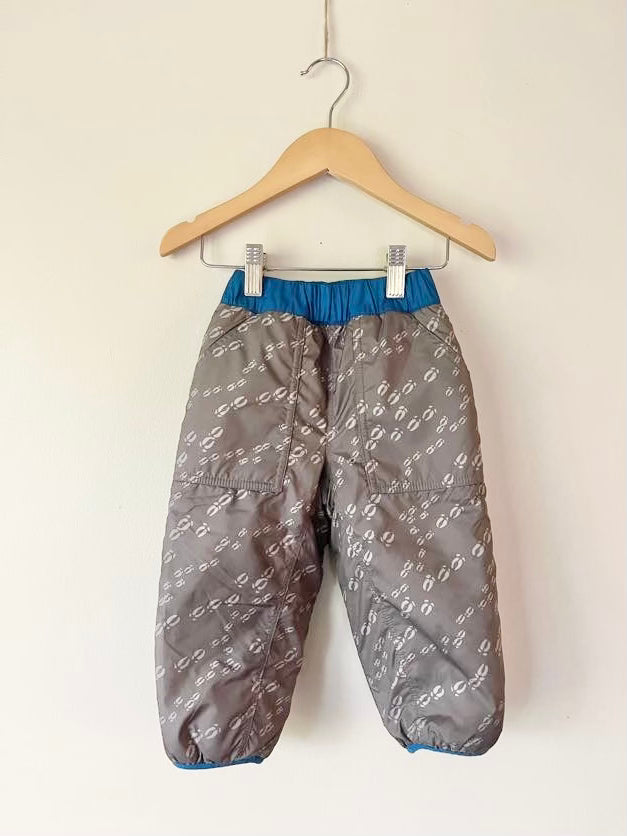 Patagonia Reversible Fuzzy Pants • 12-18 months