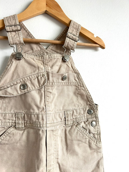 Vintage Gymboree "G" Khaki Overalls • 2-4 years