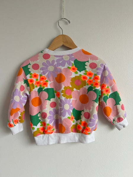 Old Navy Bright Flower Sweatshirt • 3 years