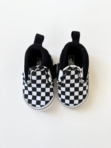 Converse Checkered Crib Shoes • 2c