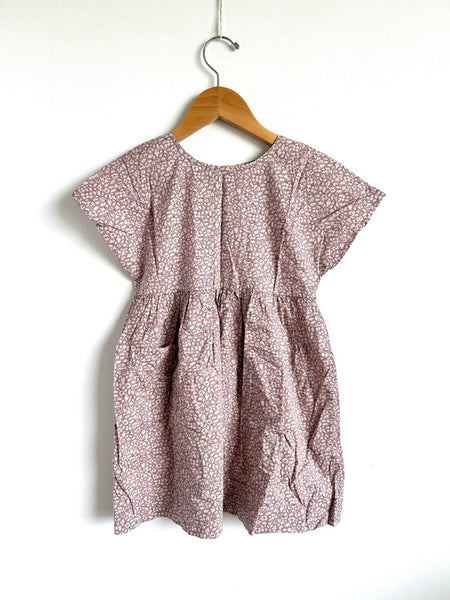 Petits Vilains Tiny Purple Floral Dress • 4-5 years