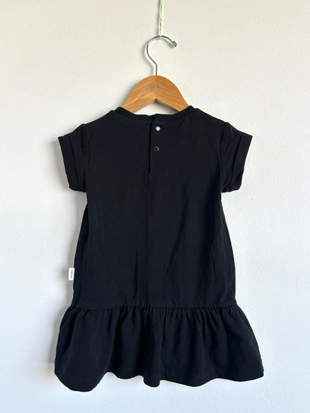 NEW Miles Black Peplum Tee Dress • 24 months