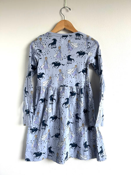 M&S x Disney Frozen Long Sleeve Cotton Dress • 6-7 years